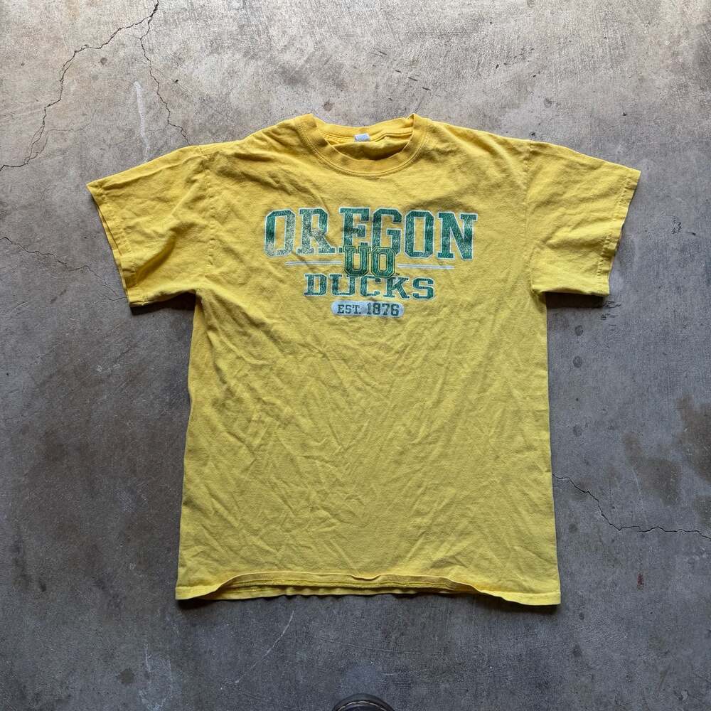 Oregon Ducks U of O NCAA Fan Apparel Short Sleeve T-Shirt Medium